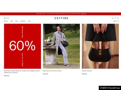 奢侈品折扣电商全场4折起！Cettire Mid-Season Sale Up to 60% off