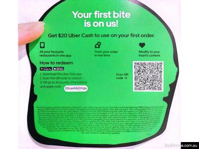 [薅羊毛]免费领取Uber Eats优食20刀代金券无门槛仅限新用户首单