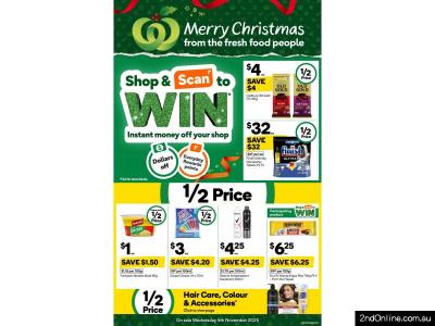 11月5日开始的沃尔沃斯打折目录