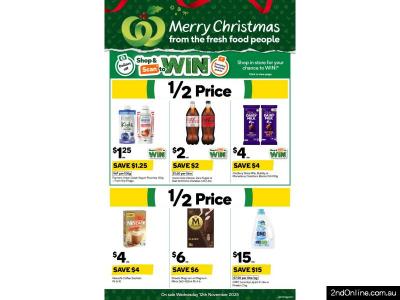 11月12日开始的沃尔沃斯打折目录