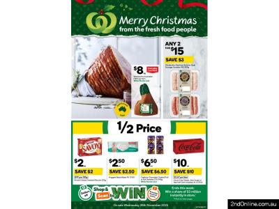 11月26日开始的沃尔沃斯打折目录