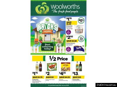 1月28日开始的沃尔沃斯打折目录