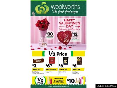 2月11日开始的沃尔沃斯打折目录