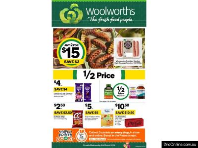 3月4日开始的沃尔沃斯打折目录