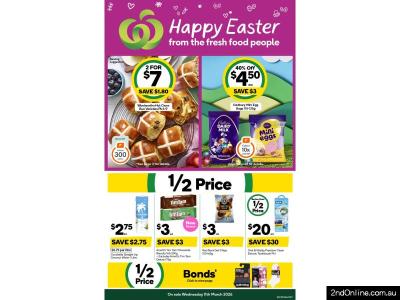 3月11日开始的沃尔沃斯打折目录