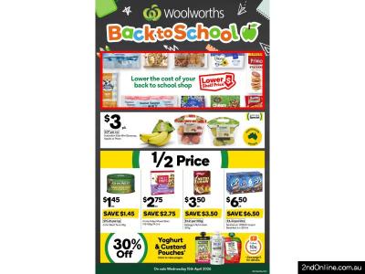 4月15日开始的沃尔沃斯打折目录