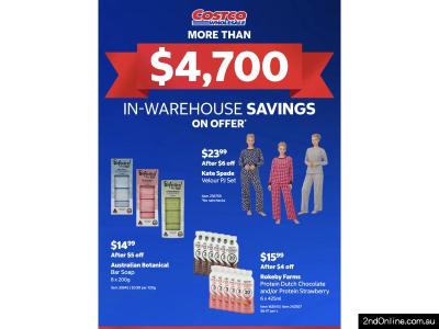 Costco开市客4月13日到5月10日会员优惠预览