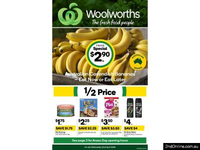 4月22日开始的沃尔沃斯打折目录