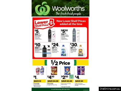 4月29日开始的沃尔沃斯打折目录