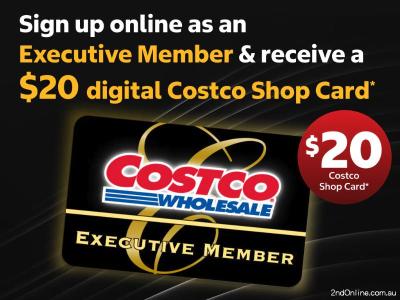 Costco开市客注册新会员送20刀购物卡