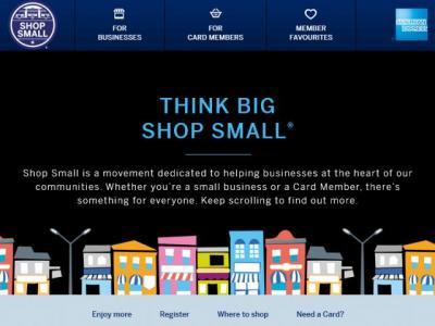 AMEX shop small 又来了